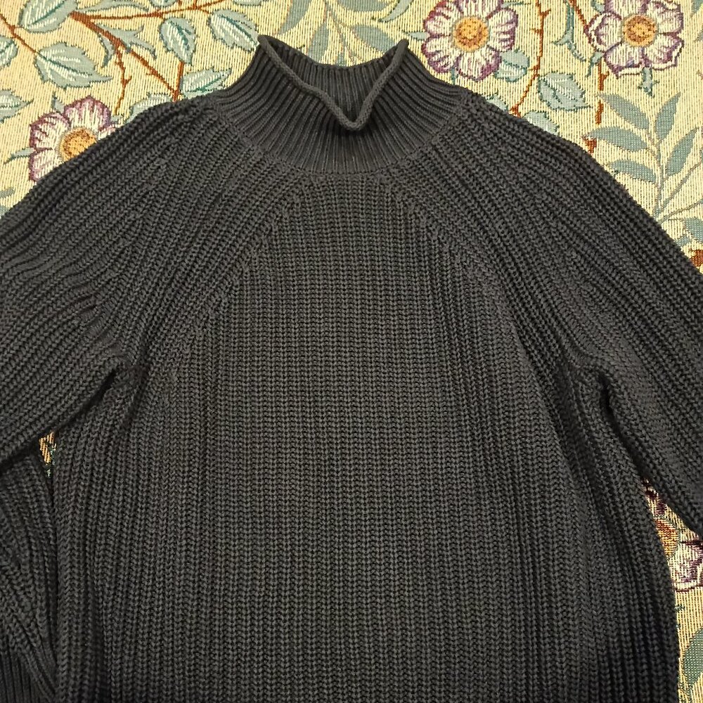 J. Crew cotton roll neck sweater